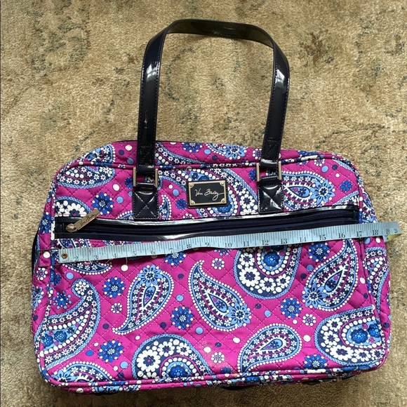Vera Bradley Attaché Travel Companion Luggage Bag Boysenberry - Picture 9 of 12